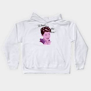 What’s the tea, ladies? Kids Hoodie